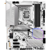 Asrock z890 pro rs wifi white socket 1851 moederbord (wit, raid, 2.5 gb-lan, wi-fi 6e, bt, sound, atx)