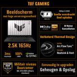 Asus tuf gaming a16 fa608up-rv017w 16 gaming laptop (zwart grijs | r7 260 | rtx 5070 | 16 gb | 1 tb ssd)