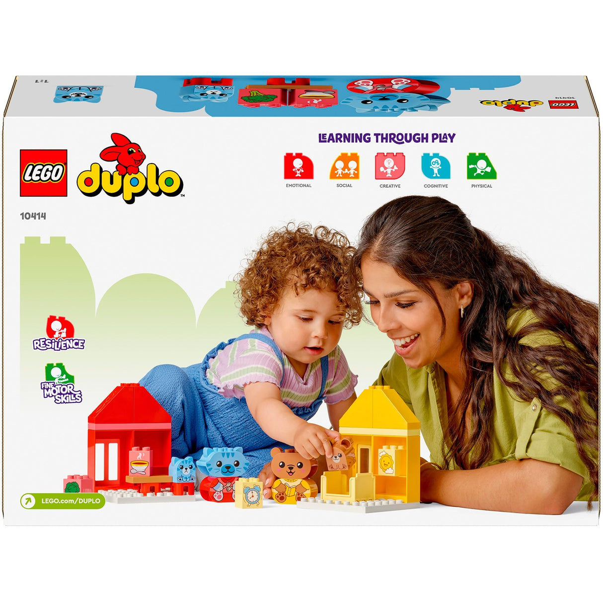 Lego duplo - dagelijkse gewoontes - eten en slapen constructiespeelgoed (10414)