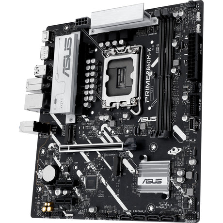 Asus prime b860m-k socket 1851 moederbord (2.5 gb-lan, sound, µatx)
