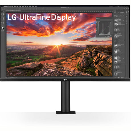 Lg ergo ips monitor met usb type-c 31.5 4k uhd (zwart, 2x hdmi, 1x displayport)