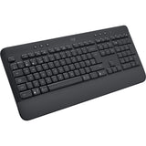 Logitech signature k650 wireless comfort toetsenbord (grafiet, us-international lay-out (qwerty), 100%)