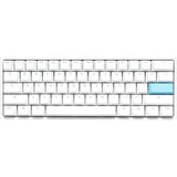 Ducky one 2 pro mini white classic rgb mechanisch gaming toetsenbord (wit, us lay-out (qwerty), cherry mx red, 60%, rgb led, double-shot pbt, quack mechanics)