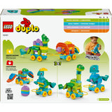 Lego ® duplo® stad 3-in-1 dinosaurussen op wielen - 10451
