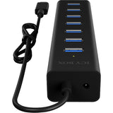 Icy box ib-hub1700-c3 usb-hub (zwart)