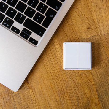 Shelly blu wall switch 4 (stand alone) schakelaar (wit, bluetooth 4.2)