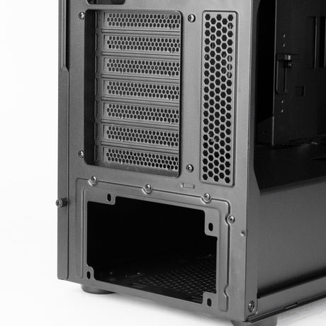Silverstone fara 514x midi tower behuizing (zwart | 2x usb-a | 1x usb-c | rgb | tempered glass)