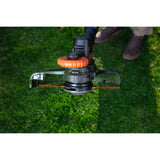 Black+decker 18v afs grastrimmer met accu (zwart oranje, 28 cm accu inbegrepen)