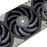 Silverstone xe360pd waterkoeling (zwart zilver)