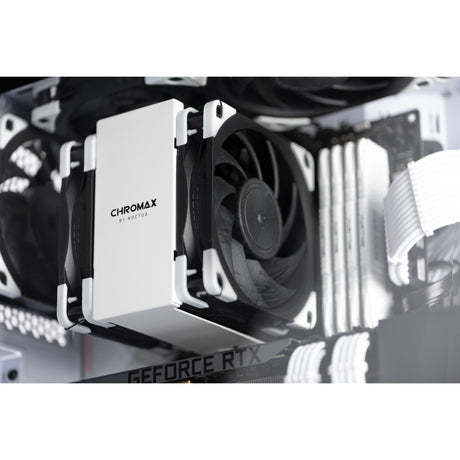 Noctua nf-a12x25 pwm chromax.black.swap case fan (zwart, 120 x 120 x 25 mm)