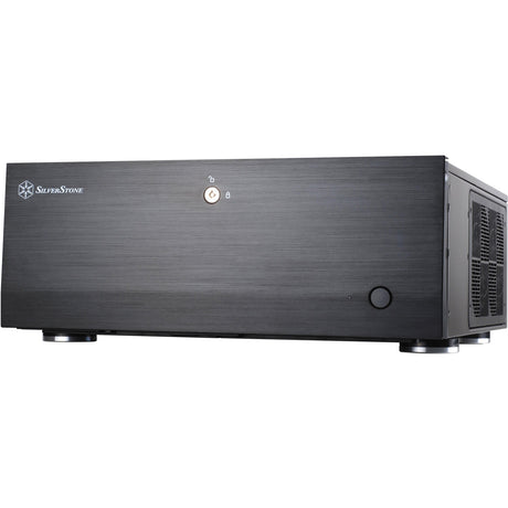 Silverstone grandia gd07b htpc behuizing (zwart | 2x usb-a)