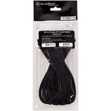 Silverstone 24-pin atx verlengkabel (zwart, 30 centimeter, pp07-mbb)