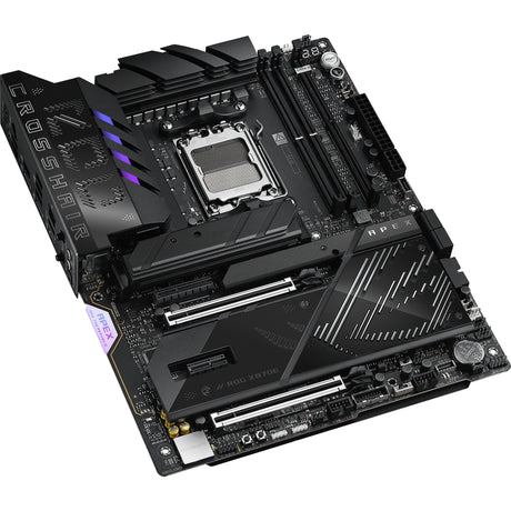 Asus rog crosshair x870e apex socket am5 moederbord (raid, 5gb-lan, wi-fi 7, bt, sound, atx)