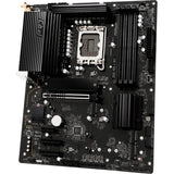 Asrock z890 pro-a wifi socket 1851 moederbord (zwart, raid, 2.5gb-lan, wi-fi 6e, bt, sound, atx)