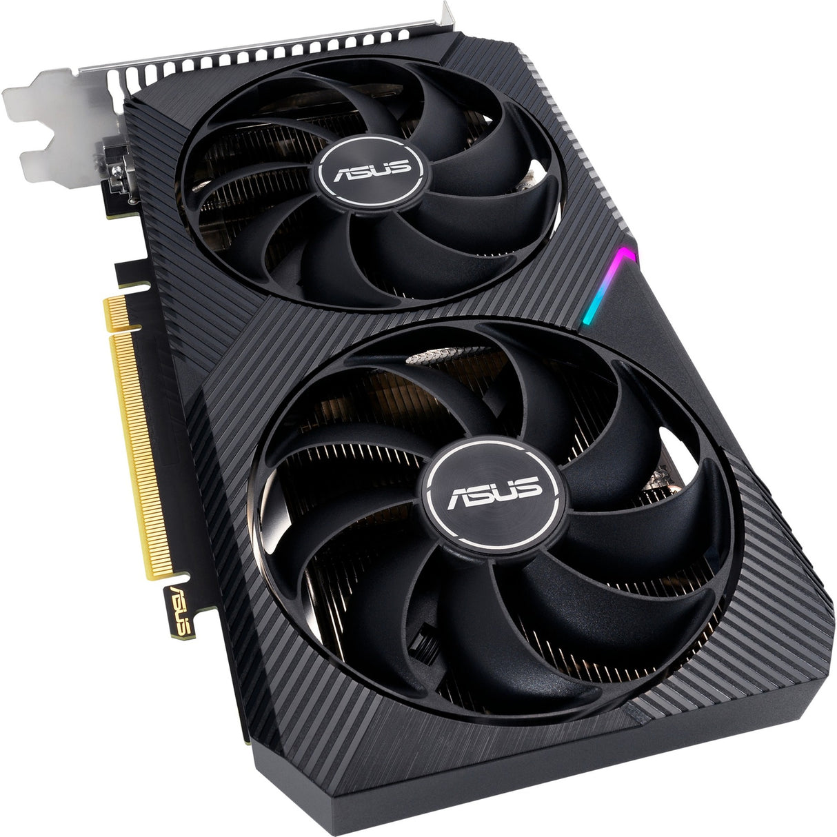 Asus geforce rtx 3050 dual v2 8gb gddr6 grafische kaart (lite hash rate, 1x displayport, 1x hdmi 2.1, dvi-d)