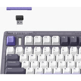 Iqunix og80 lavandin wireless mechanical keyboard (lavendel, us lay-out (qwerty), cherry mx red, 80% (tkl), hot-swappable, pbt, 2.4ghz | bluetooth 5.1 | usb-c)