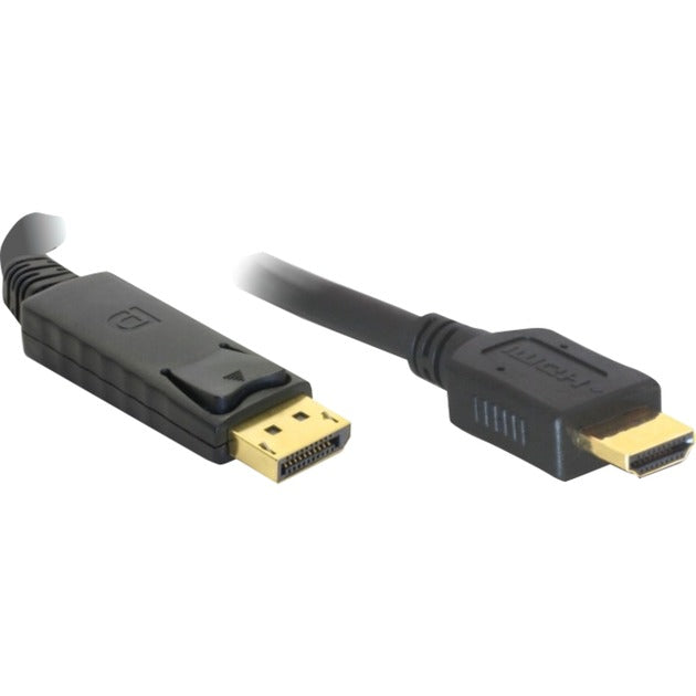 Delock displayport naar high speed hdmi kabel (zwart, 3 meter, 4k)