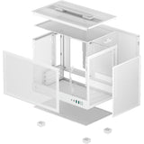 Deepcool ch160 mini tower behuizing (wit | 2x usb-a | 1x usb-c | tempered glass)