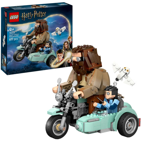 Lego harry potter 76443 hagrid en harry's rit op de motor
