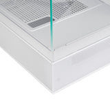 Silverstone lucid 04 mini tower behuizing (wit | 2x usb-a | 1x usb-c | rgb | tempered glass)