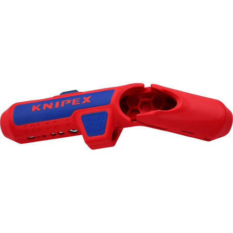 Knipex universeel ontmantelingsgereedschap - ergostrip rechts - rood