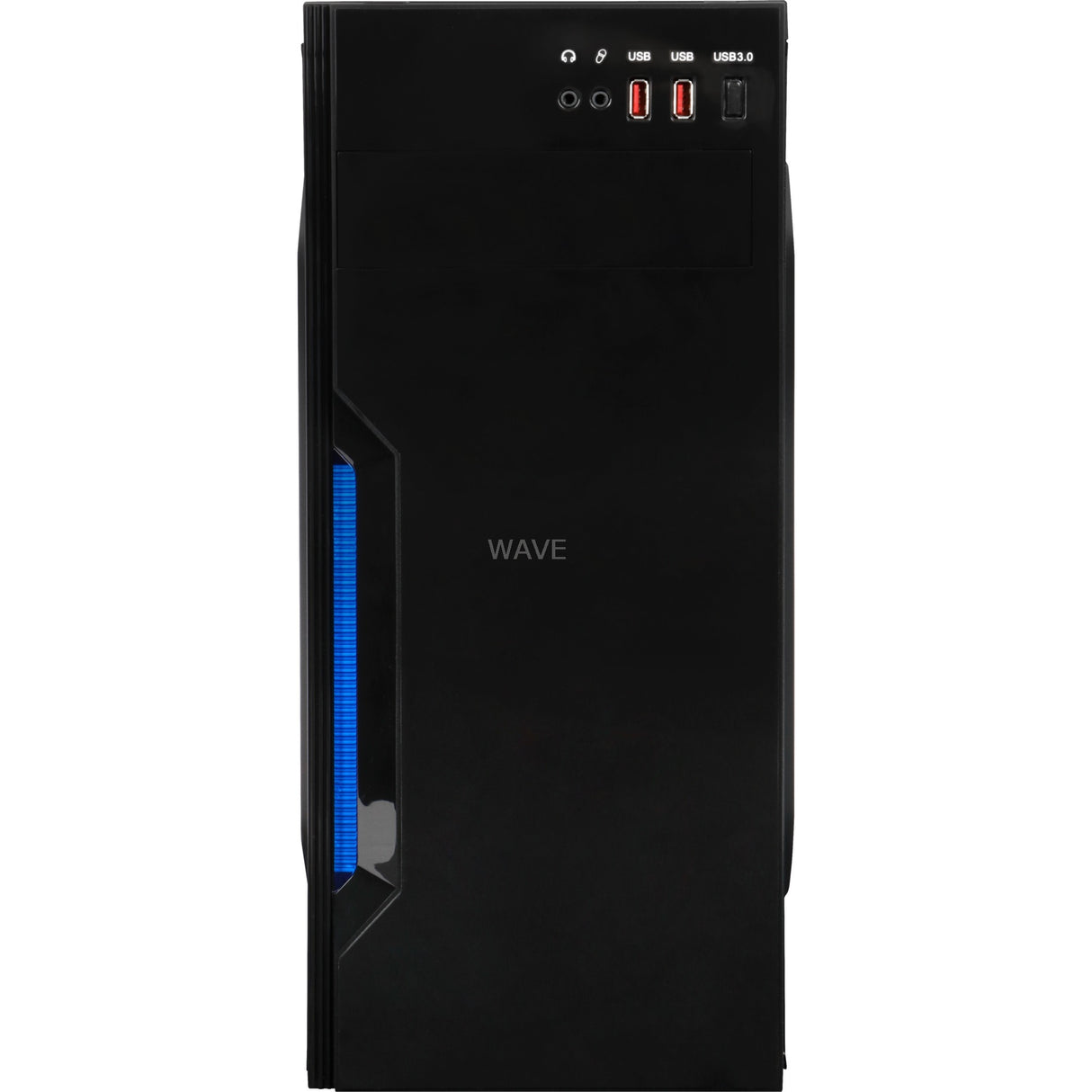 Inter-tech b-42 midi tower behuizing (zwart | 2x usb-a)