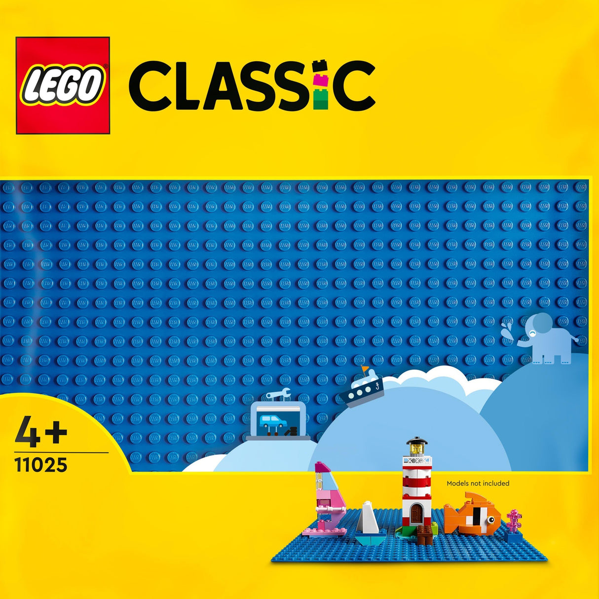 Lego classic blauwe bouwplaat - 11025