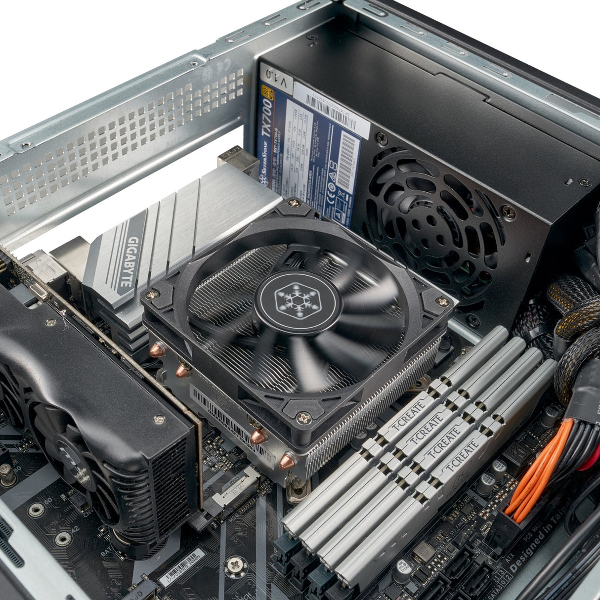 Silverstone sst-ml11b htpc behuizing (zwart | 4x usb-a)