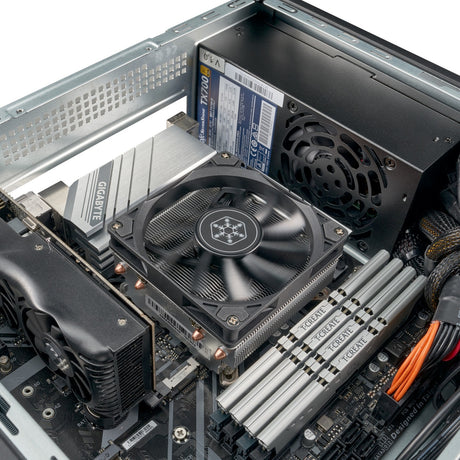 Silverstone sst-ml11b htpc behuizing (zwart | 4x usb-a)