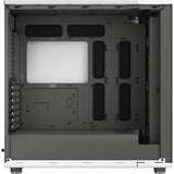 Fractal design north xl midi tower behuizing (wit houtkleur | 2x usb-a | 1x usb-c | tempered glass)