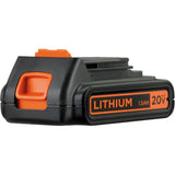 Black+decker accu schroefboormachine bl186k1b2 schroeftol (zwart oranje, koffer, 2 accu's en oplader inbegrepen)