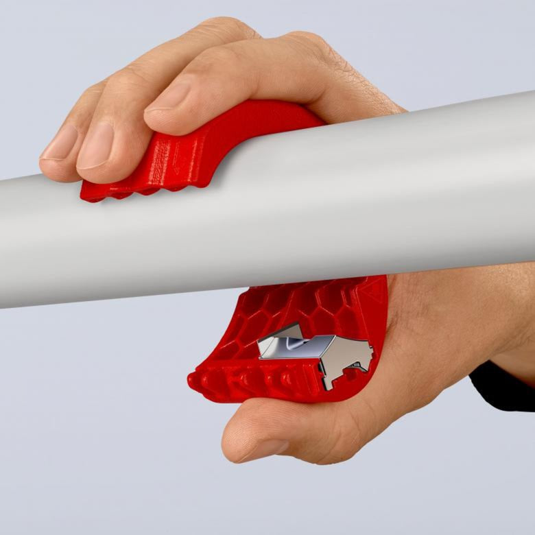 Knipex bix snijder voor kunststof pijpen en afdichtingshulzen 90 22 10 bk