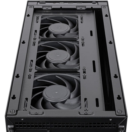 Silverstone sugo 17 mini tower behuizing (zwart | 2x usb-a | 1x usb-c)