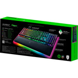 Razer blackwidow v4 pro, gaming toetsenbord (zwart, us lay-out, green, rgb leds, doubleshot abs)