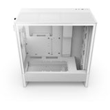 Nzxt h5 flow rgb v2 midi tower behuizing (wit | 1x usb-a | 1x usb-c | rgb | tempered glass)