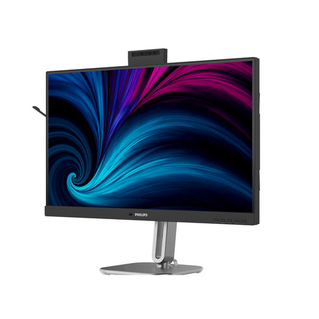 Philips 27b2u4601h 00 27 led monitor (zilver zwart, hdmi, displayport, usb-c, webcam, 120 hz)