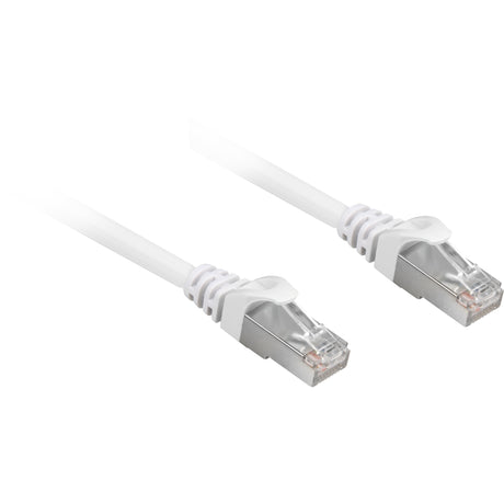 Sharkoon patchkabel sftp, rj-45 met cat.6a (wit, 2 meter, halogeenvrij)