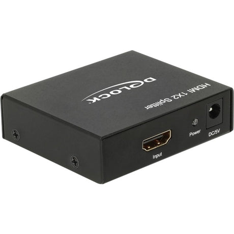 Delock splitter hdmi in > 2x hdmi 4k hdmi splitter (zwart)