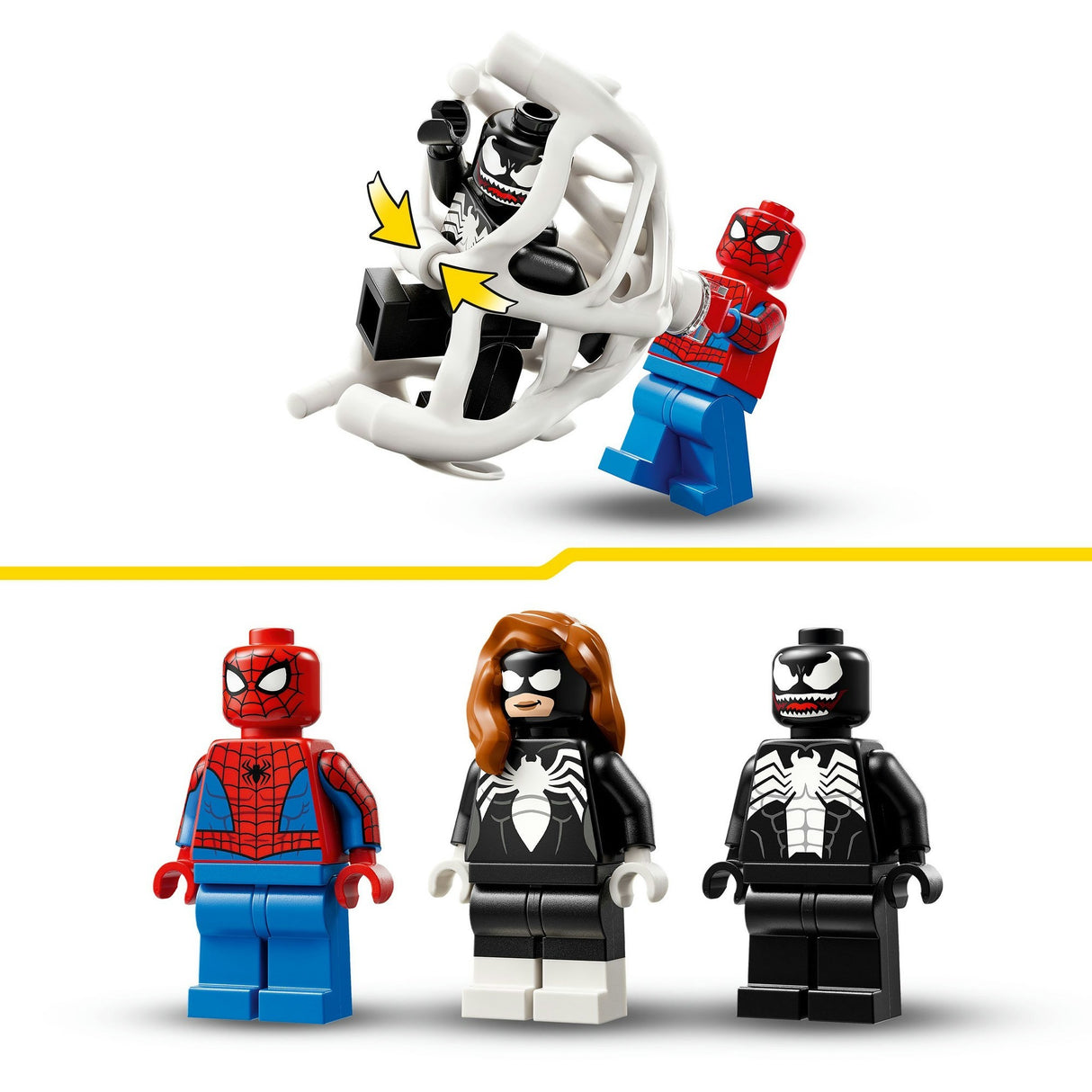 Lego ® marvel spider-man vs. venoms klassieke auto - 76309