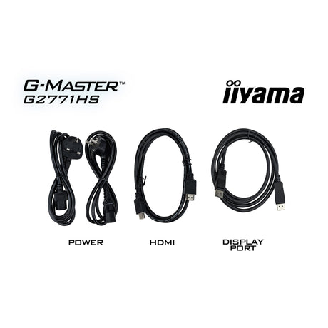 Iiyama g-master red eagle g2771hs-b1 27 gaming monitor (zwart, 1x displayport, 2x hdmi, 240 hz)