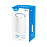 Cudy ac1200 mesh wi-fi system (1-pack) mesh router (wit)