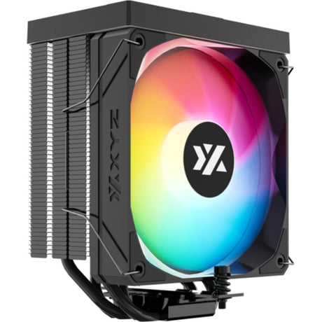 Xyz pc gear thermax 4 pulsar a-rgb cpu-koeler (zwart, argb, pwm)