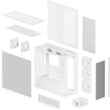 Arctic xtender vg midi tower behuizing (wit | 2x usb-a | 1x usb-c | rgb | tempered glass)