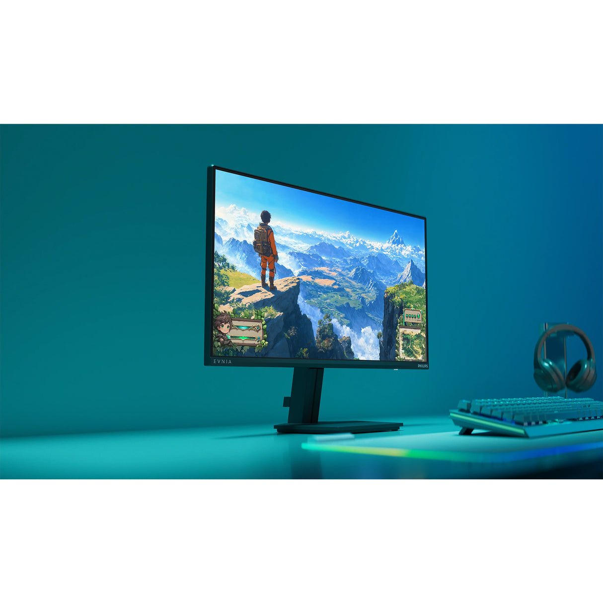 Philips evnia 24m2n3200nf 23.8 gaming monitor (donkergrijs, hdmi, displayport, 144 hz)