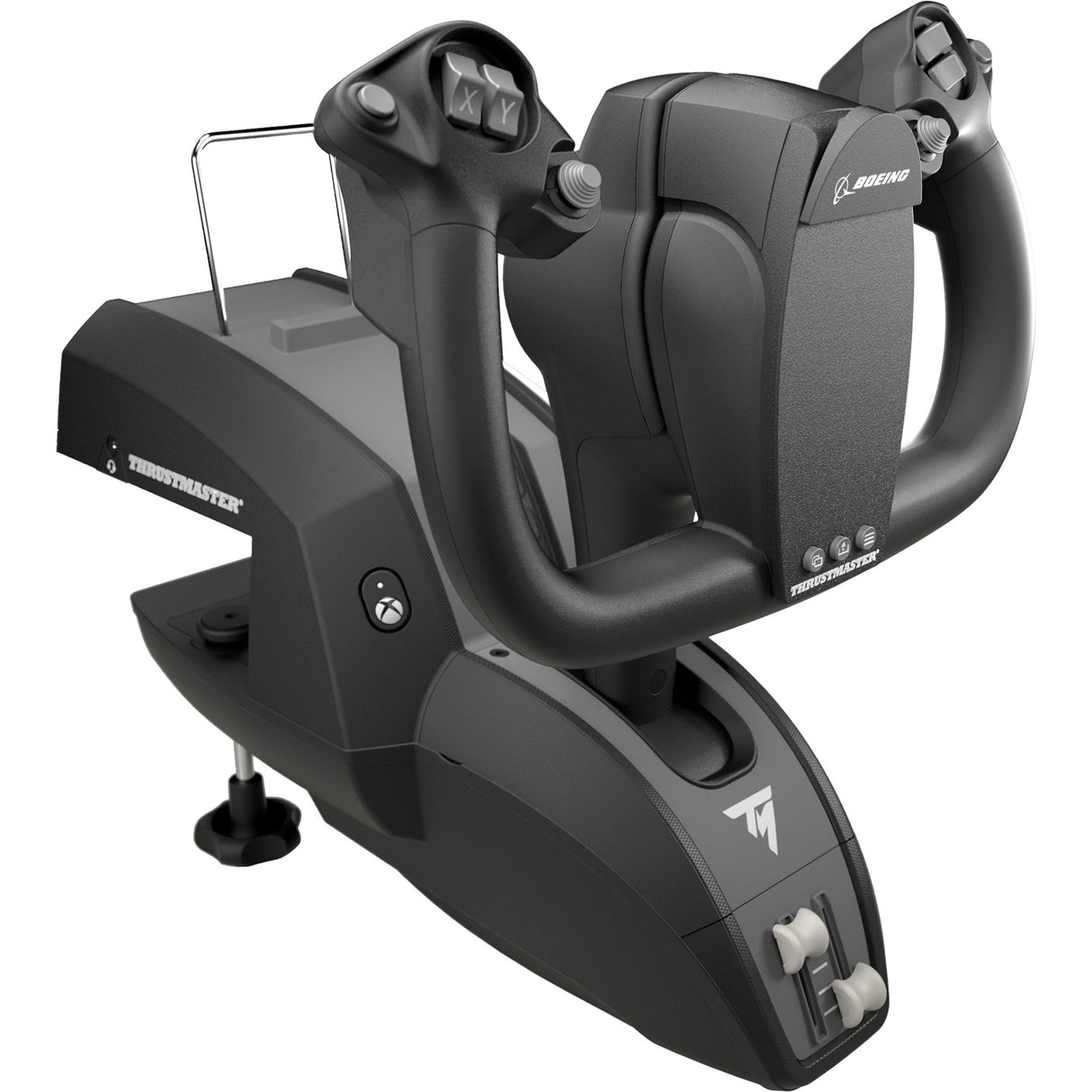 Thrustmaster tca yoke pack boeing edition gaming set (zwart grijs, pc, xbox one, xbox series x|s)
