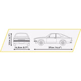 Cobi opel manta a 1970 - executive edition constructiespeelgoed (schaal 1:12)
