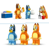 Lego ® bluey: bluey's autorit naar het strand, bouwset - 11202