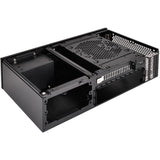 Silverstone sst-ml09b htpc behuizing (zwart | 2x usb-a)