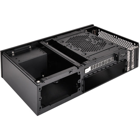 Silverstone sst-ml09b htpc behuizing (zwart | 2x usb-a)