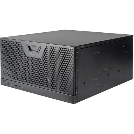 Silverstone rm51 rack behuizing (zwart | 5u | 2x usb-a | 1x usb-c)